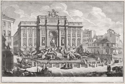 Rome, Trevi Fountain by Carlo Antonini